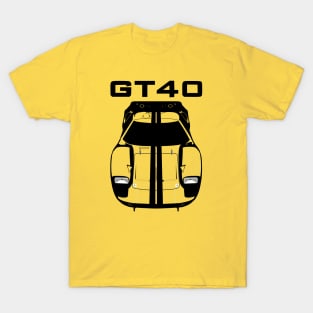 Ford GT40 - Multi color and black T-Shirt